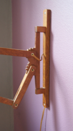 Houten harmonicalamp/schaarlamp Nederlands Octrooi