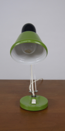 Groen bureaulamp met zwarte kap