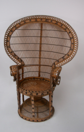 Vintage pauwenstoel / peacock chair