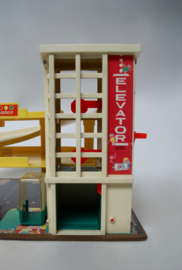 Vintage fisherprice speelgoedgarage