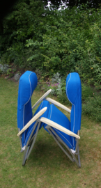 2 verstelbare tuinstoelen