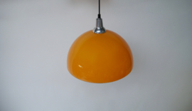 Vintage oranje LAKRO hanglamp