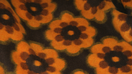 Vintage zachte deken met bloemprint 240 x 190