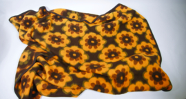Vintage zachte deken met bloemprint 240 x 190