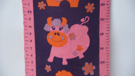 Roze meetlint uit de jaren 70