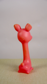 Roze piep girafje