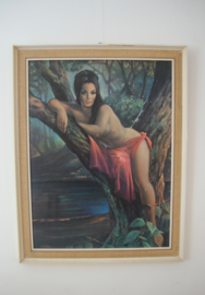 Vintage schilderij J.H.Lynch met lijst