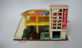 Vintage fisherprice speelgoedgarage