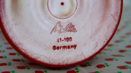 Wit met rode thermoskan Melitta