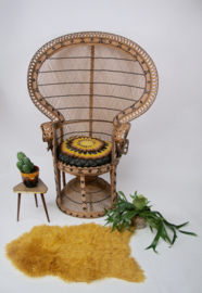 Vintage pauwenstoel / peacock chair