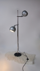 Design staande bollamp in metallic kleur