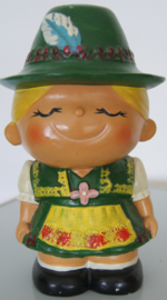Spaarpot van Tiroler meisje, designed by KGG