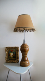 Okergele vintage lamp