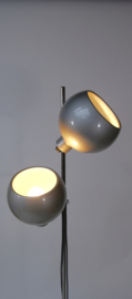 Design staande bollamp in metallic kleur