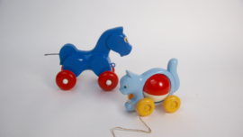 Blauw trekpaard