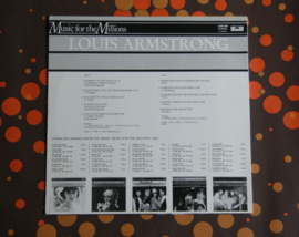Elpee Louis Armstrong : Music for the Millions met o.a. Ella Fitzgerald