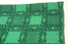 Vintage jaren 70 groene deken