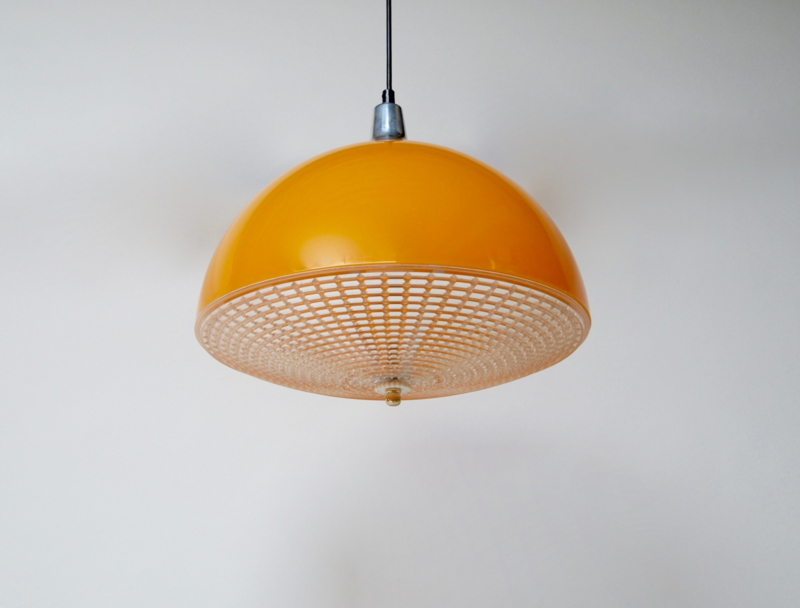 Antagonist Mantel herten Vintage oranje LAKRO hanglamp | Verkocht | RetroLoes