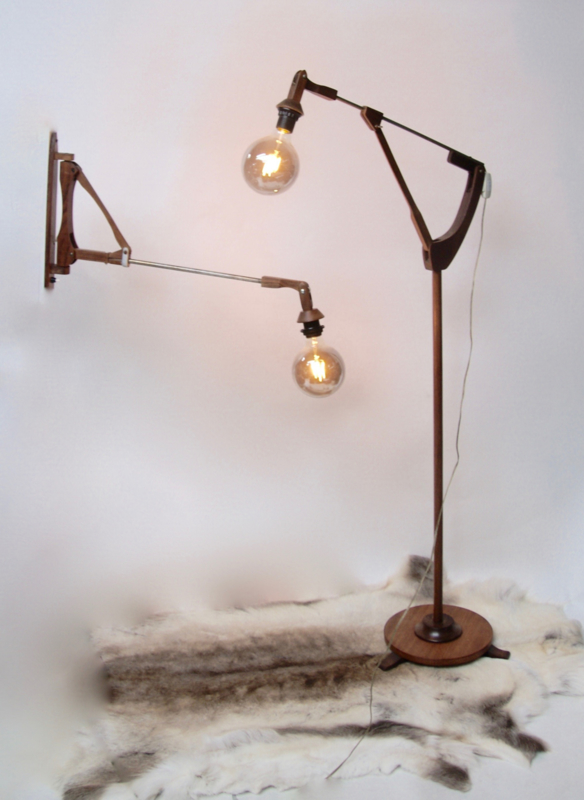 Verrassend Houten staande lamp uit Italië | Verkocht | RetroLoes SI-67