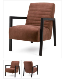 Lars cognac fauteuil