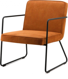 Fauteuil Alpha - Cognac - Stof - By-Boo