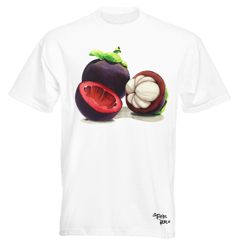 HAND PAINTED T-SHIRT > MANGISTAN QUEEN OF FRUITS