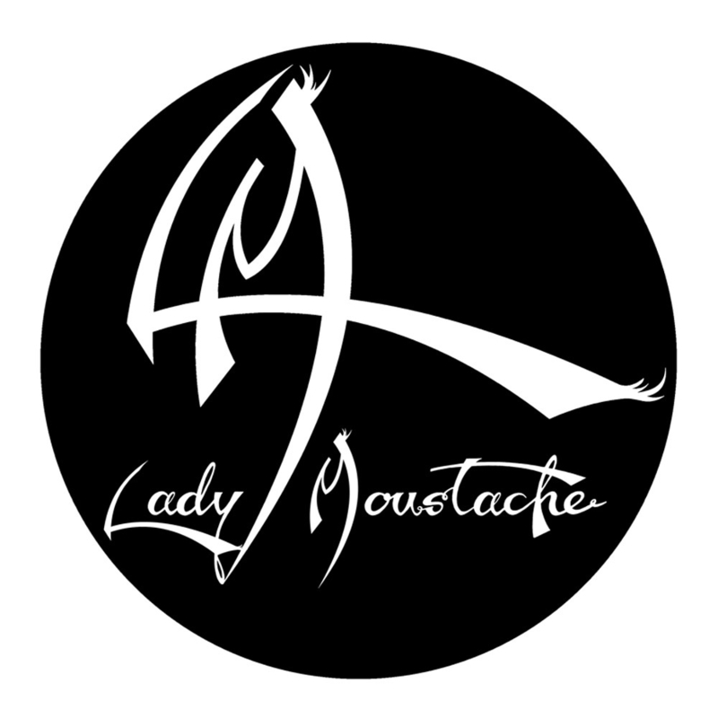 LOGO DESIGN LADY MOUSTACHE FOR FASHION LABEL BY NVL