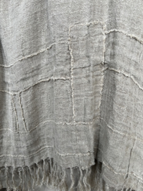 Plaid PATCHWORK linnen naturel