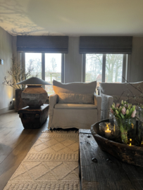 Kussen PATCHWORK langwerpig  - 'Only for linen lovers' By Puur Wonen