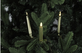 Kerstboomkaars led 10stuks