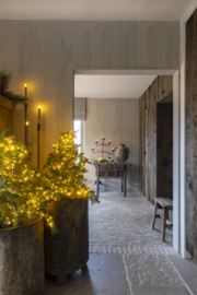 Luxe, handgemaakte zware smeedijzeren kandelaar