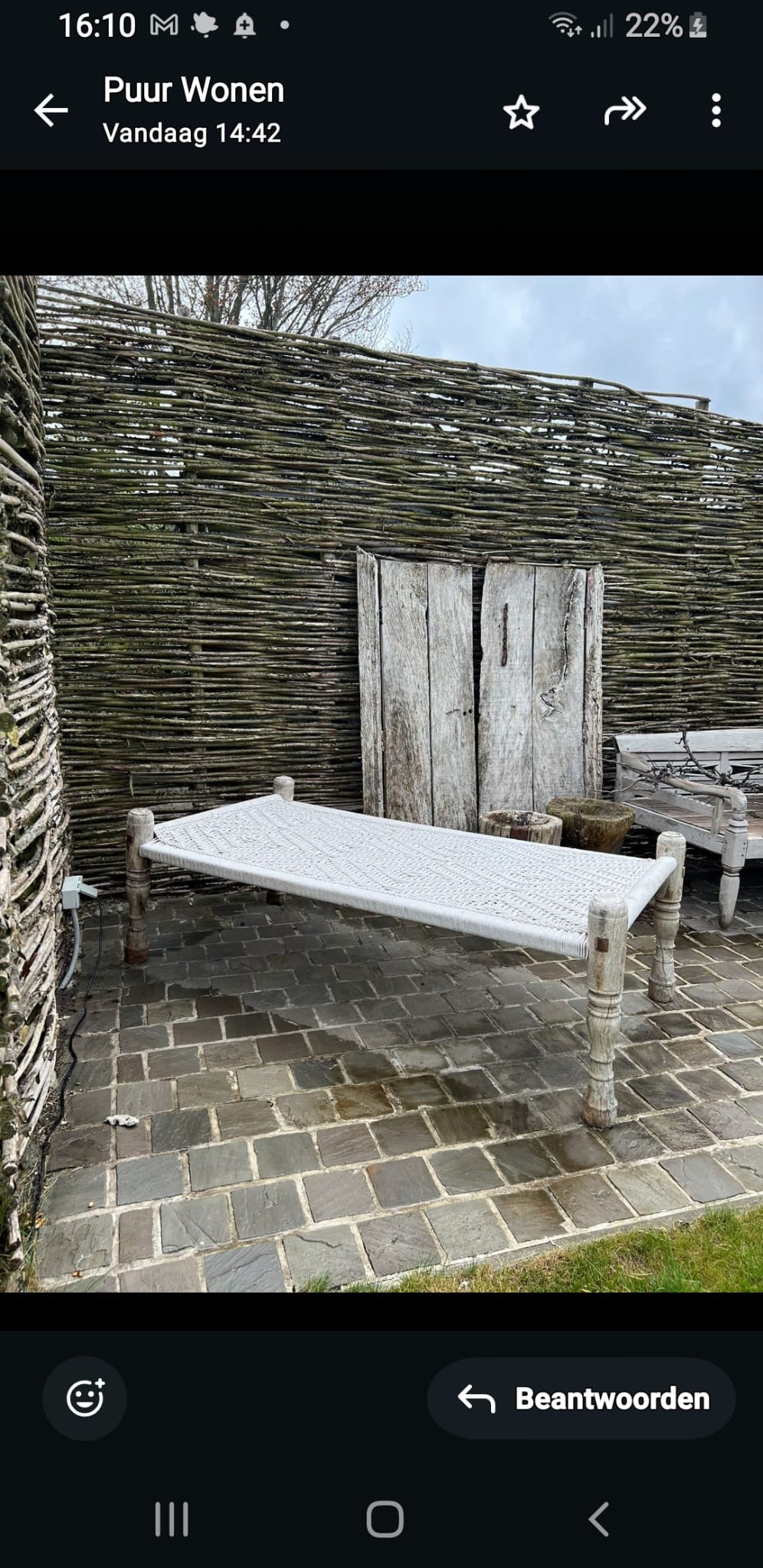 Daybed India - Ibiza style- Charpoy - koopje!