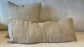 Kussen PATCHWORK langwerpig  - 'Only for linen lovers' By Puur Wonen