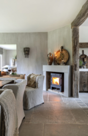 Stoel Sophie promo - 2e hands - 50% - 6 stuks stonewashed linnen - beschadigd