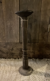Houten kandelaar groot