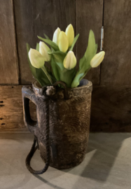 Tulp boeket 7stuks wit 32cm