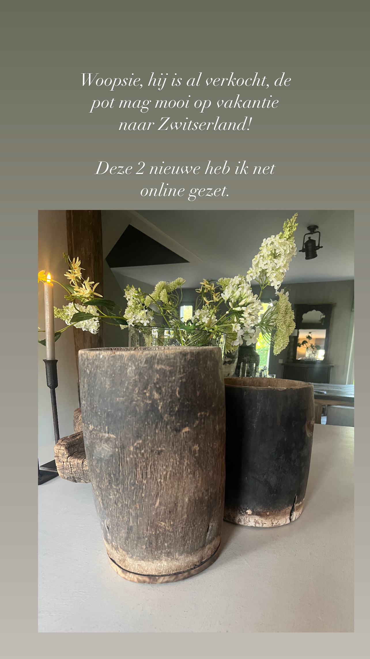 Witgele bloemetjes