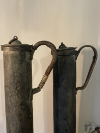 Antieke tinnen kan - pot 2