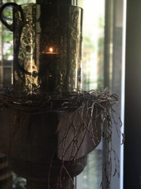 Windlicht ‘Chocolate’ 30/20 - van Puur wonen