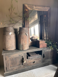 Be Uniq- Spiegel oud hout - op bestelling