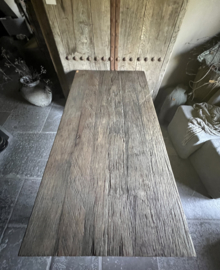 Stoere rough tafel oud hout met A- poot- 2m-1m