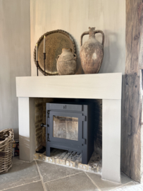 Antieke zinken schaal,  meer dan 100 j oud 60 cm