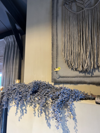 Kunst dadeltakken gedroogd blauw