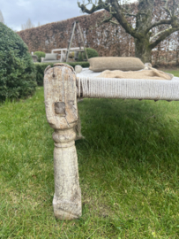 Daybed India - Ibiza style- Charpoy - ingescheurde pootje
