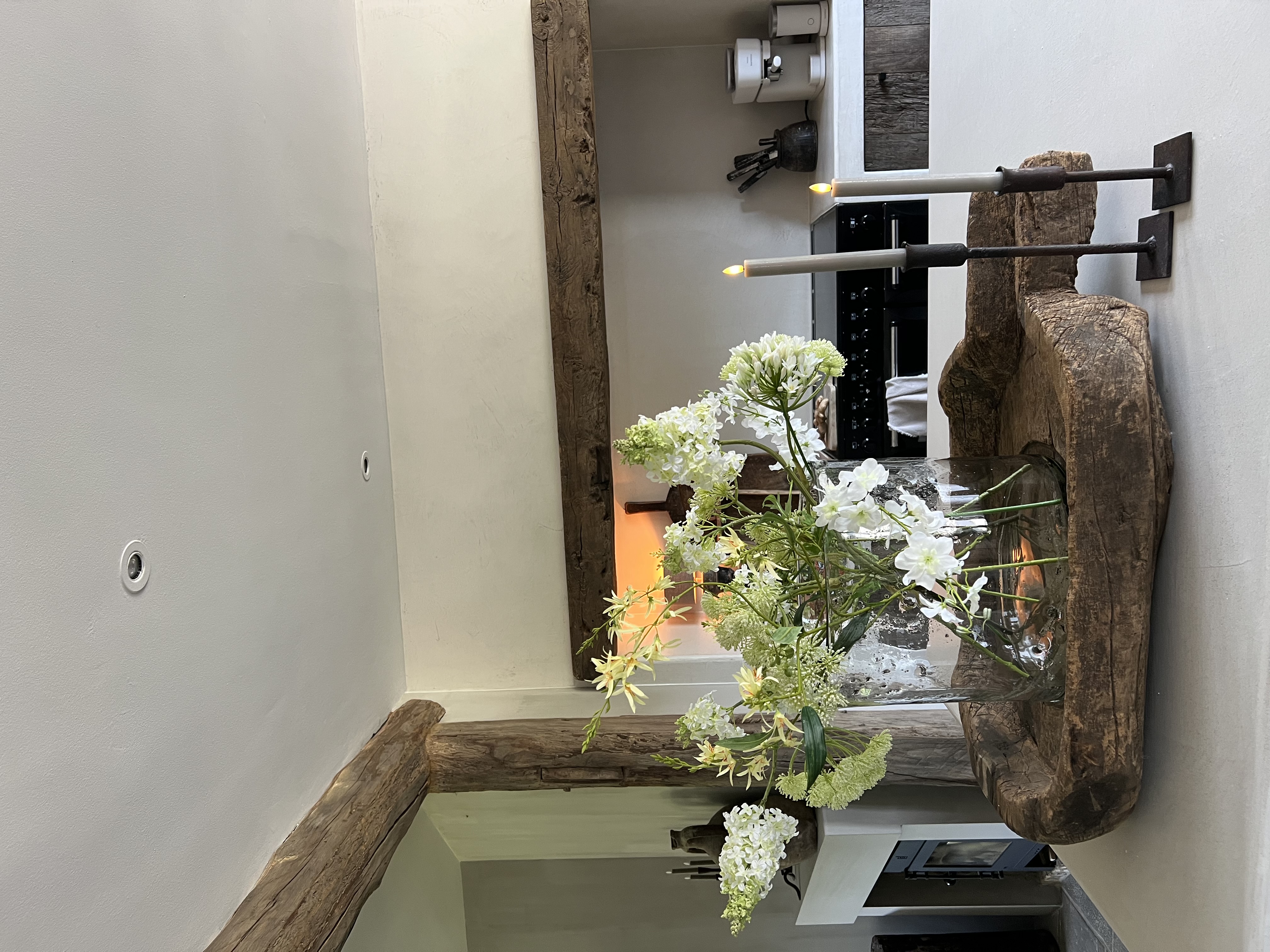 Boeket witte wilde bloemen - laatste stuk!