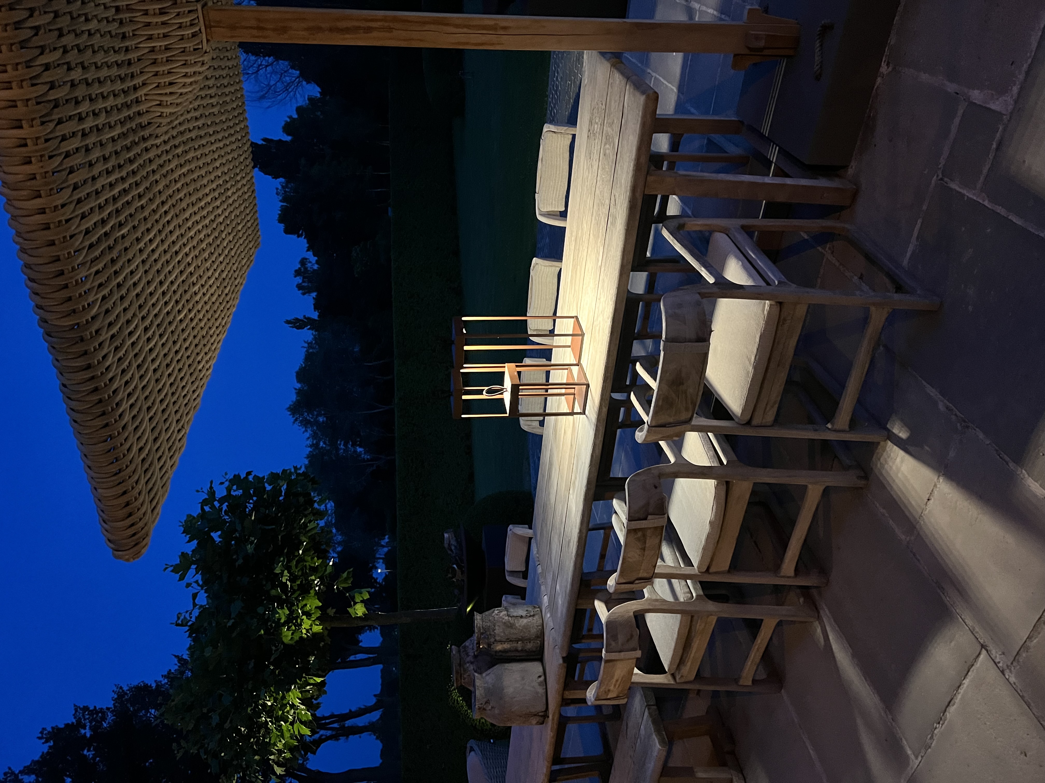Mooie outdoor roestkleurige lantaarns op LED 50 cm