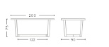 Oval table Dan small