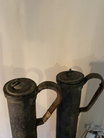 Antieke tinnen kan - pot 2