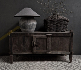 Mooie oude lage dressoir- tv meubel - Uniek!