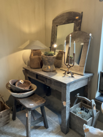 Houten kruiklamp